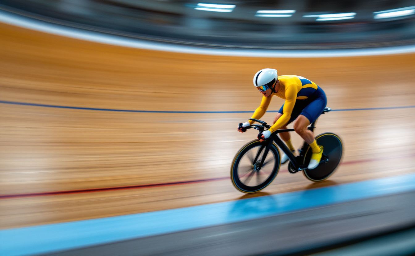Velodromda Hız Rekoru Denemesi